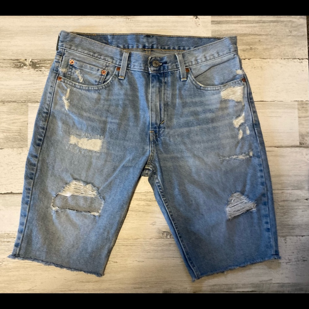 Levi’s Distressed Shorts